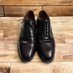 Johnston & Murphy Optima Cap Toe Oxfords Burgundy‎ Dress Shoes Size 12